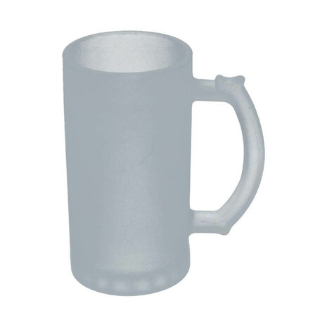 16oz glass beer mug with image