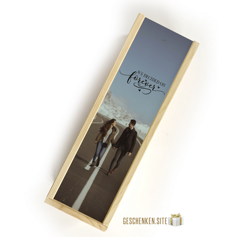 we decided on forever-01+image Wine box 1-compartment