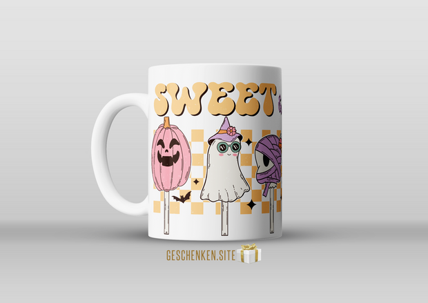 RHLW007-Sweet & Spooky Mug 11oz White