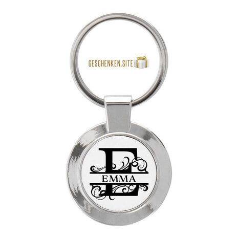 E Keychain Round - 35 mm