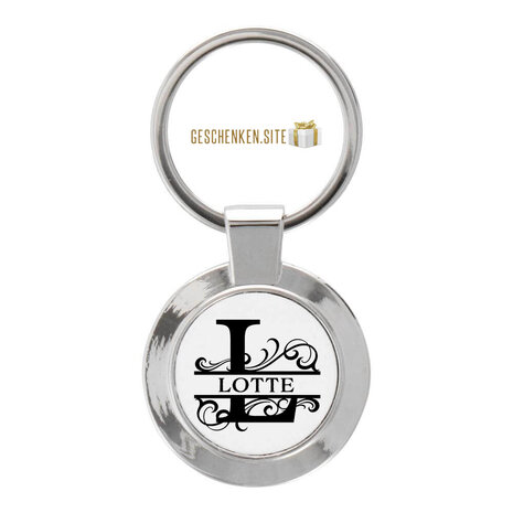 L Keychain Round - 35 mm