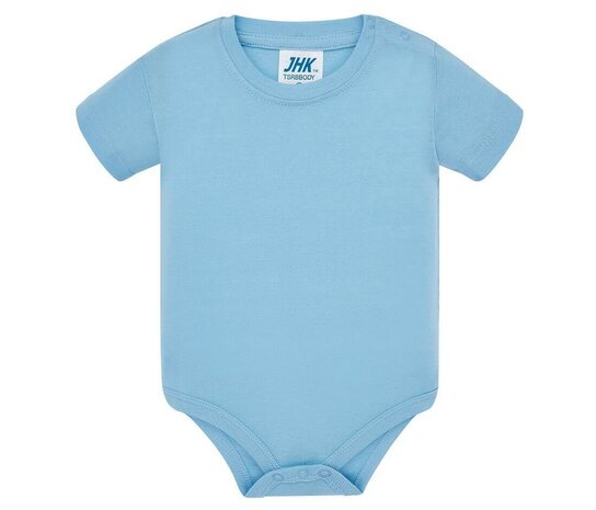 Single Jersey Baby Romper - Sky