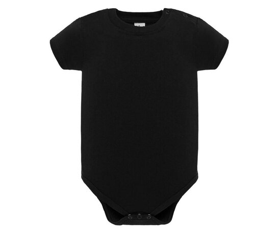 Single Jersey Baby Body - Black