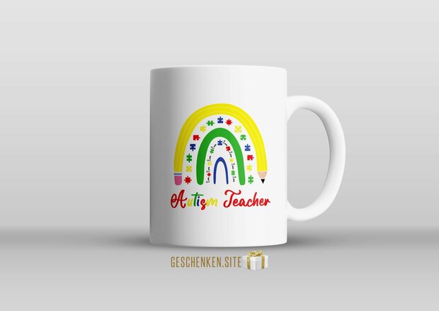 Autism Teacher Mug 11oz White