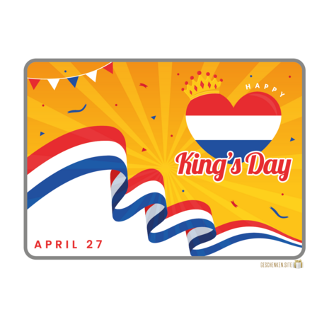 King's Day 3 Tin - 198 x 128 x 70 mm