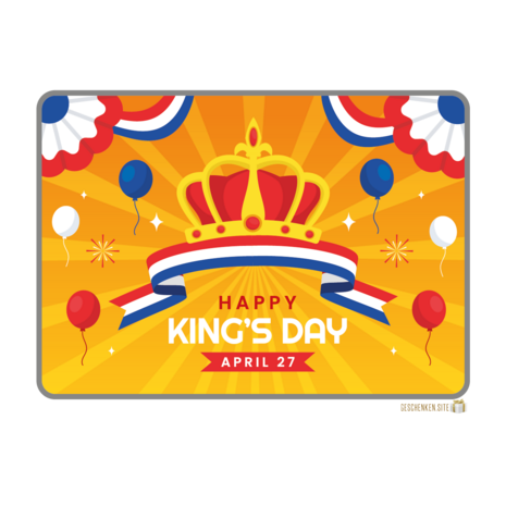 King's Day 6 Tin - 198 x 128 x 70 mm