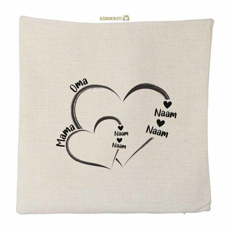 Grandma & Mama 2 Pillowcase - Polylinen - 40 x 40 cm