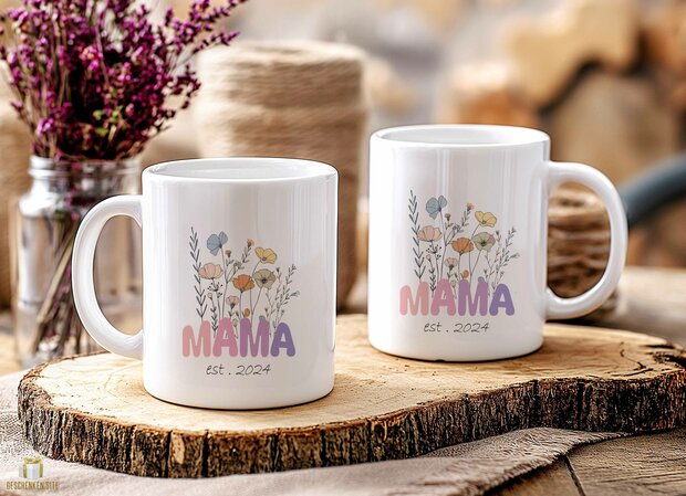 Mama Wildflower (2) Mug 11oz White