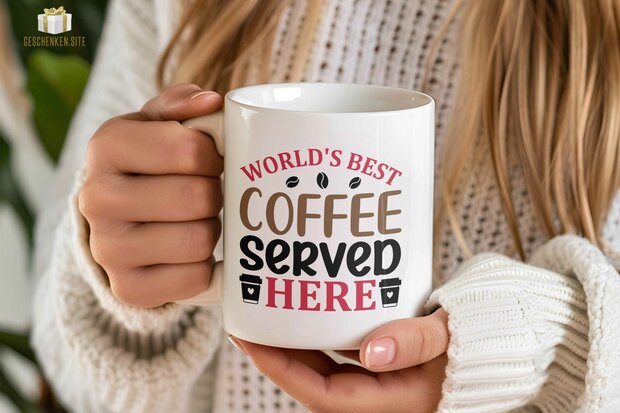 world's best coffee served here - Mok 11oz