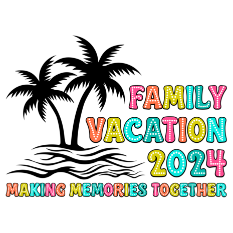 Family vacation 2024, Making memories together - Storage chest Rectangle Hinged lid