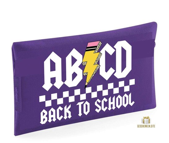 abcd back to school Etui - Purple