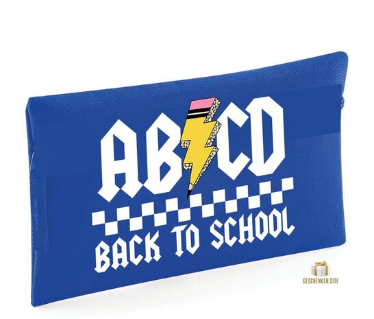 abcd back to school Etui - Bright royal