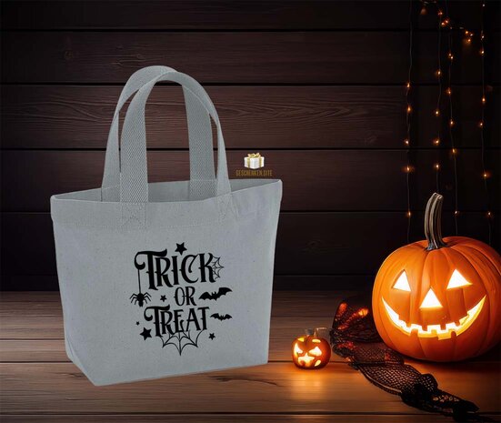 Trick or Treat Puur grijze mini-tas