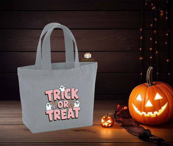 Trick or Treat 2 Pure grey Mini tote