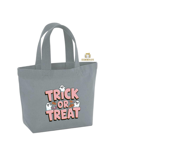 Trick or Treat 2 Puur grijze mini-tas